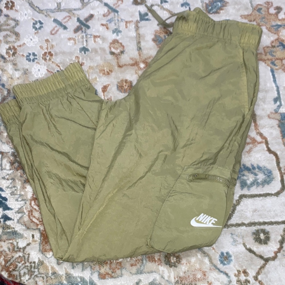 Nike Athletic Track Pants Sage Green